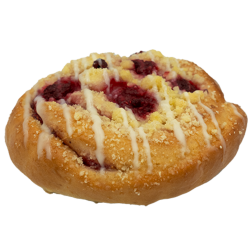 Drożdżówka Z Malinami I Kruszonką 110g