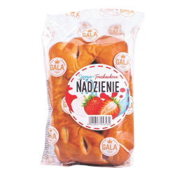 Drożdżówka PAK z truskawką 110g